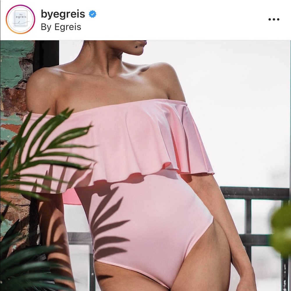 By Egreis Evana bodysuit. Pink.